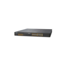 Planet 16-Port 10/100/1000T 802.3at PoE+ Ethernet Switch