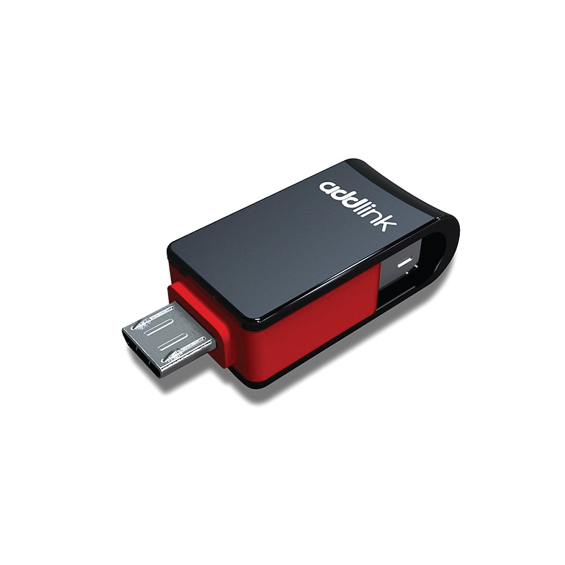addlink T10 8GB 2in1(USB 2.0+Micro USB)Black&Red
