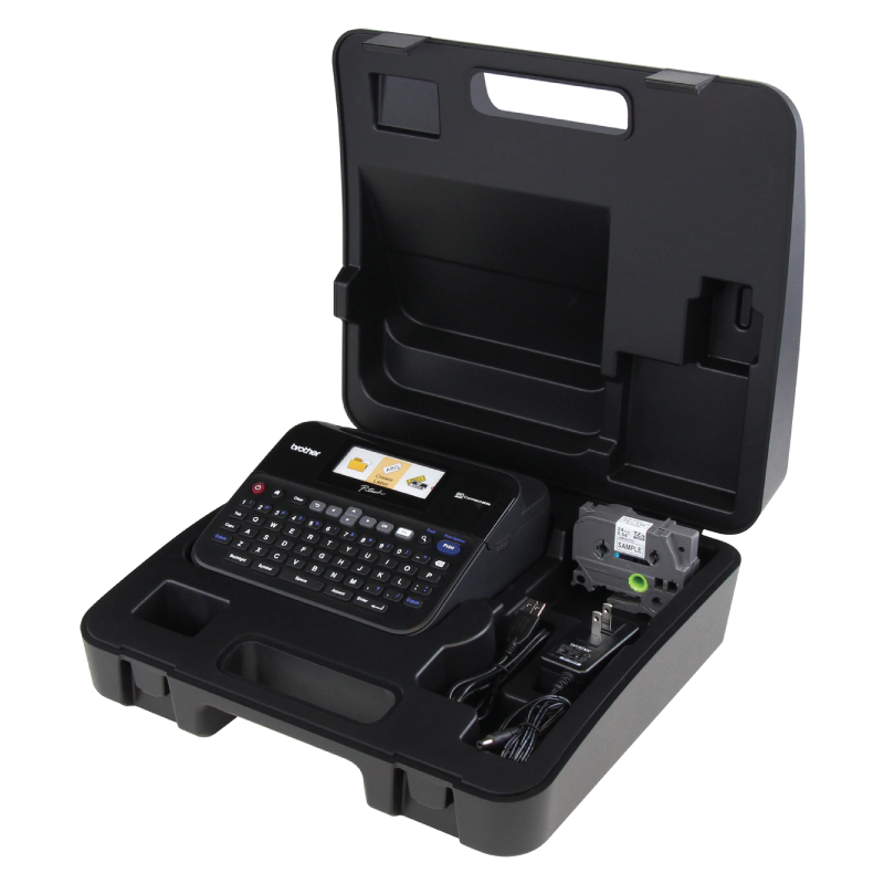 Brother PT-D600VP Label Printer for work with full-colour LCD screen and PC connectable