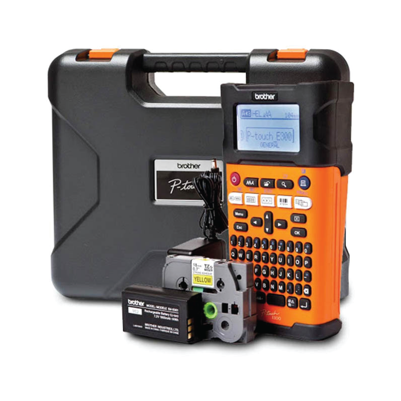 Brother PT-E300VP Label printer for electrical and datacom installations