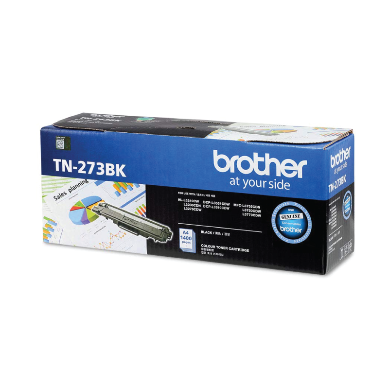 Brother TN-273BK Standard Yield Black Ink Printer Toner (Approx. 1400 pages)